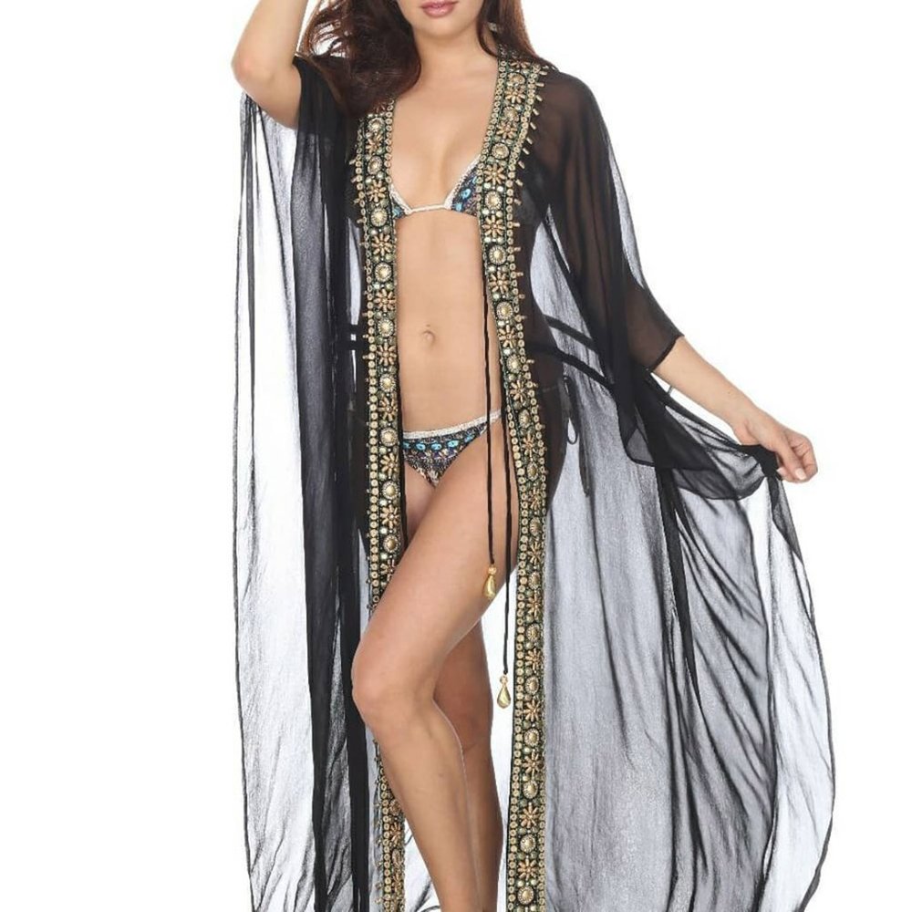 Manish Vaid Embellished Cover Up